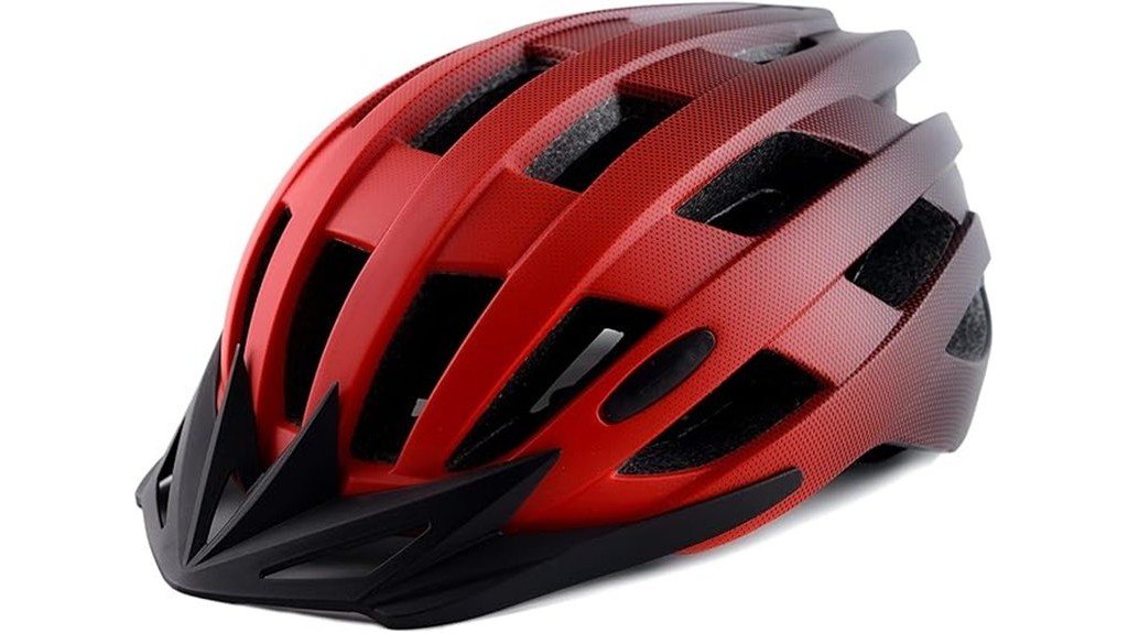 lightweight adult helmet with visor