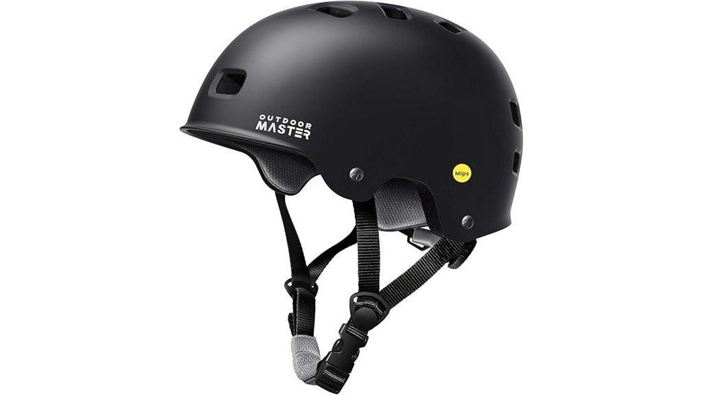 outdoormaster mips adult skateboard helmet